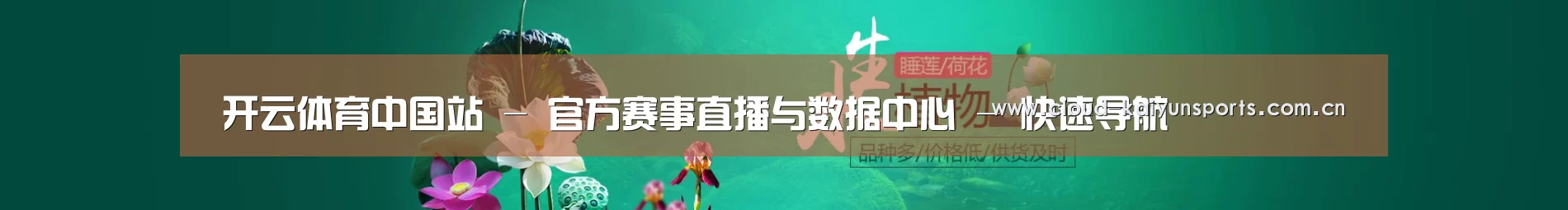 鲜花水草花卉网站模板