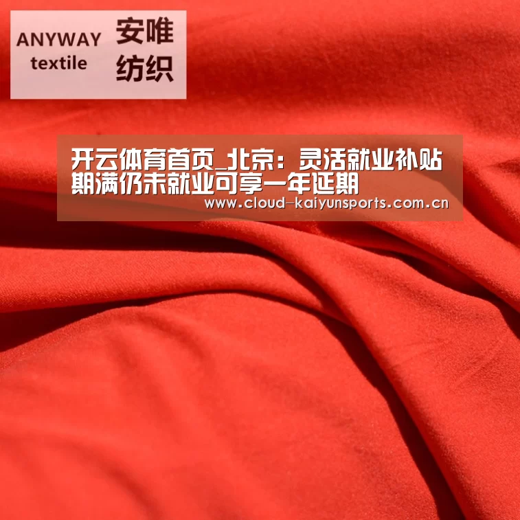 开云体育首页_北京:灵活就业补贴期满仍未就业可享一年延期(图1) 开云体育数据